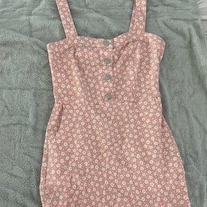 Pink flower dress